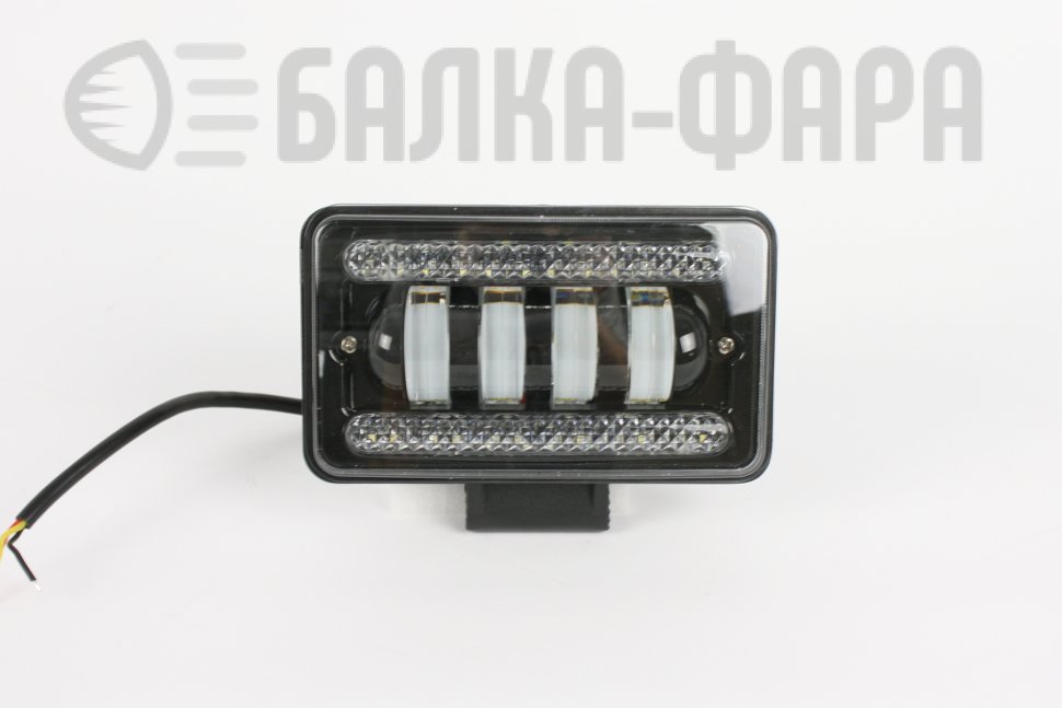 Фара светодиодная на 40 Ватт с ДХО для дорог